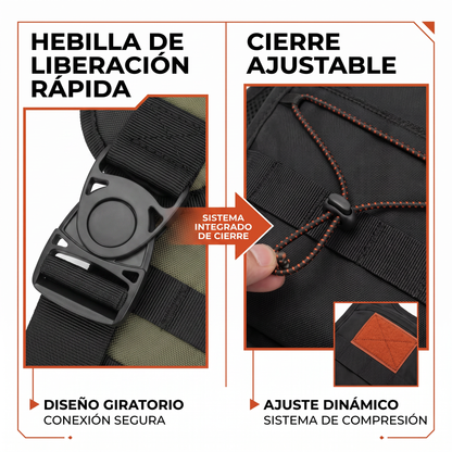 Pechera Táctica Multideporte de Hidratación 2L MonTrek